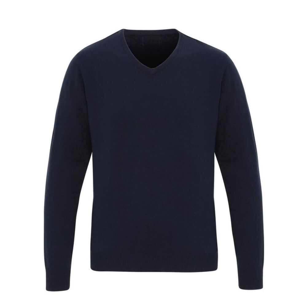 Premier Mens Essential Acrylic V Neck Sweatshirt / Navy